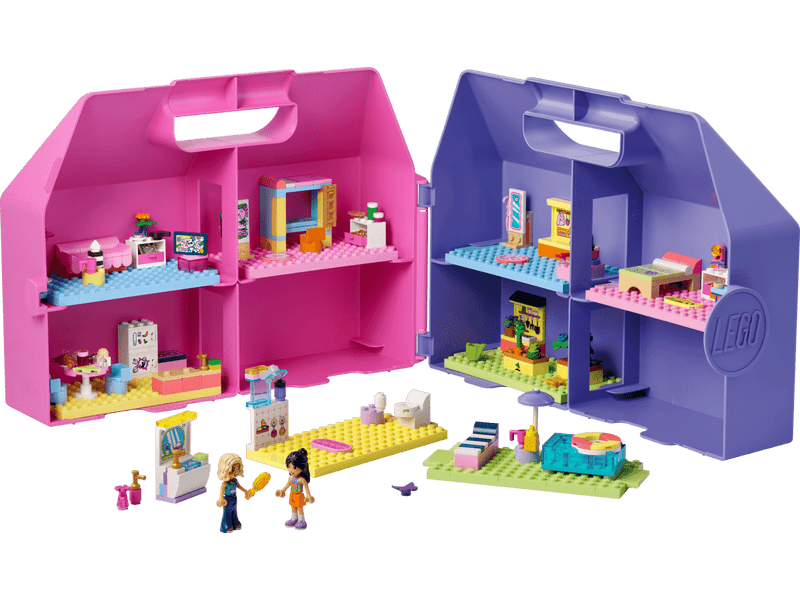 LEGO® Friends Kreatív, bőröndalakú babaház (42697)
