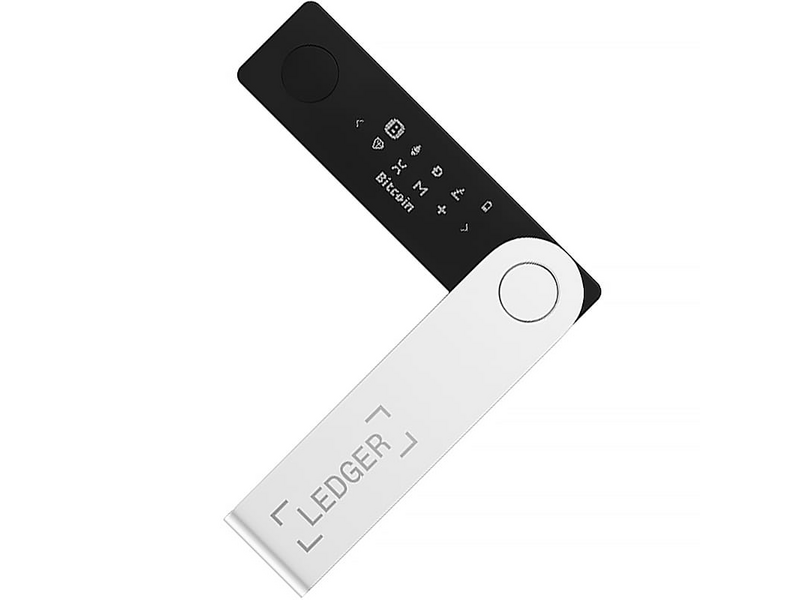 Ledger Nano X Crypto tárca, fekete