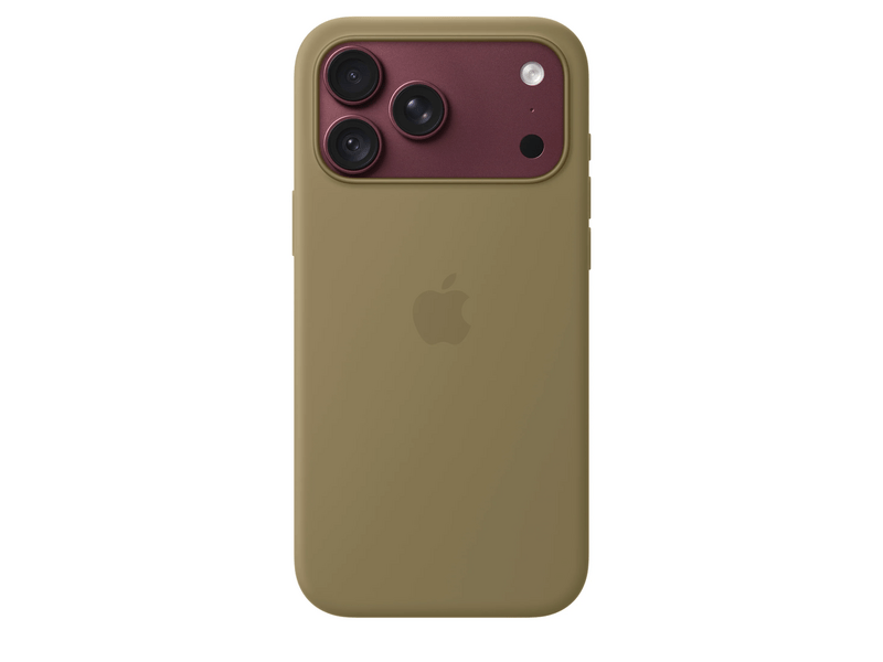 Apple iPhone 18 Pro Max szilikon tok, MagSafe-rögzítésű, olíva (MK924ZM/A)