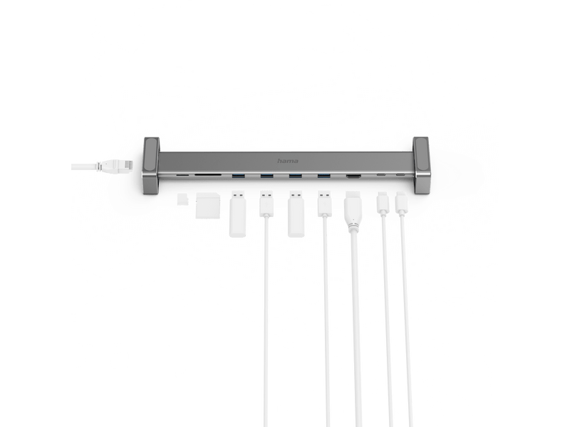 Hama 200103 USB TYPE-C 9 IN 1 Dokkoló adapter