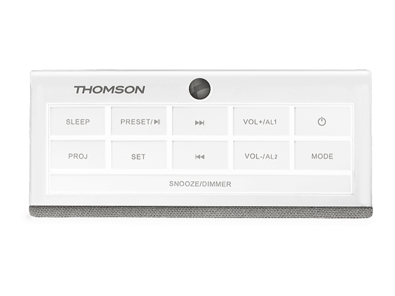 Thomson CL301P Projektoros rádiós ébresztőóra, FM, USB