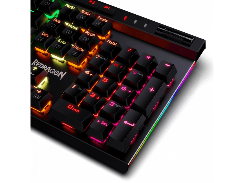 Redragon Vata RGB Gaming Billentyűzet (K580RGB_RED_HU)