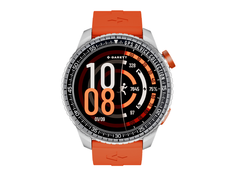 Garett GPS/Iránytű Okosóra, ezüst (COMPASS_GPS_SLV)
