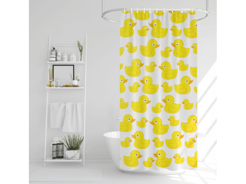 Family 11527B Zuhanyfüggöny - kiskacsás - 183 x 183 cm