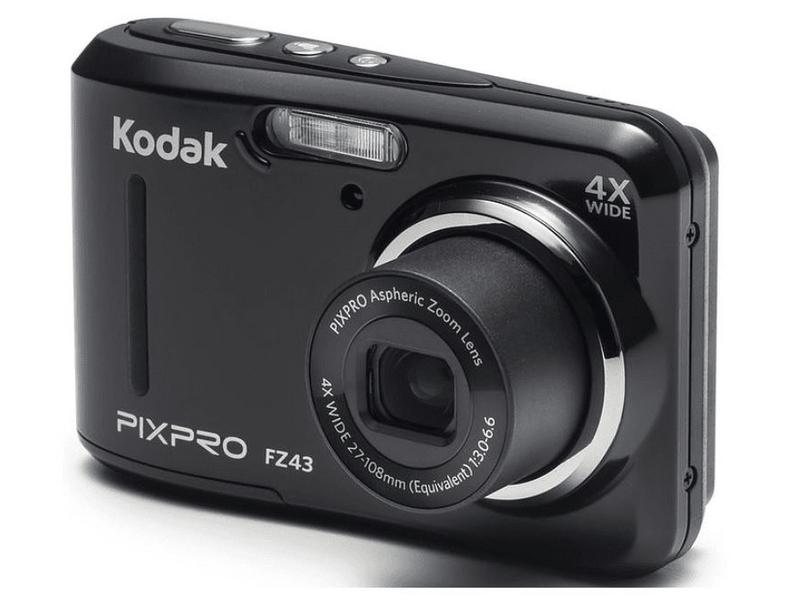 Kodak Pixpro FZ43 Friendly Zoom fényképezőgép, fekete