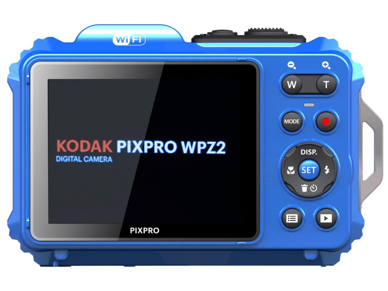 Kodak Pixpro WPZ2 vízálló, porálló, ütésálló digitális fényképezőgép, kék (KO-WPZ2-BL)