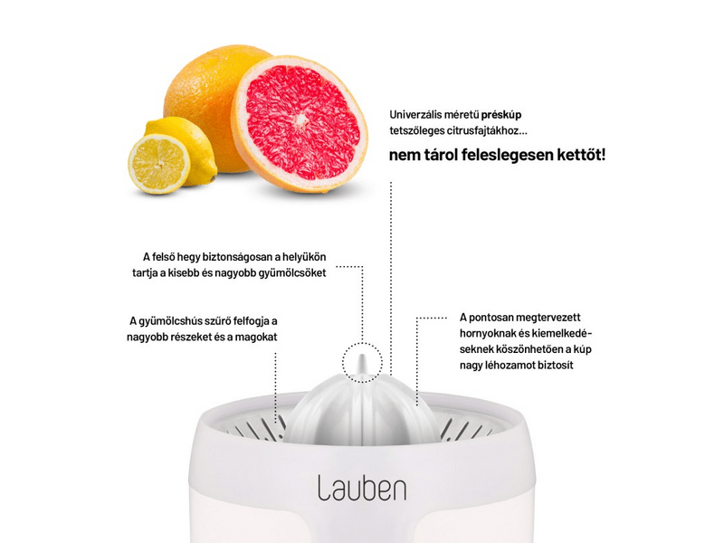 Lauben110WT Elektromos citrusprés