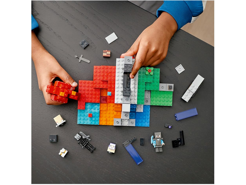 LEGO Minecraft A romos portál