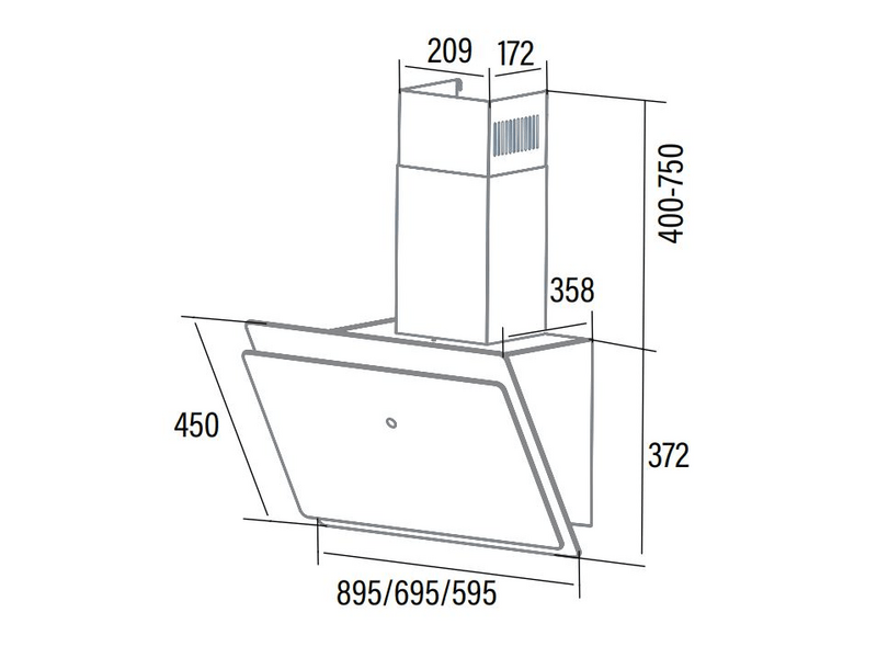Cata Wanda 600 XGBK Páraelszívó