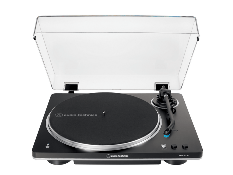 Audio-Technika AT-LP70XBT BS Automatikus, vezeték nélküli, szíjhajtású lemezjátszó