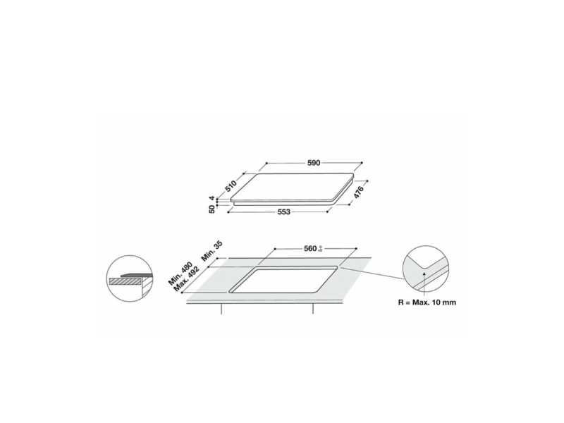Whirlpool WOI5S8PM2SEA Beépíthető sütő + Whirlpool WL S2760 BF/S Beépíthető indukciós főzőlap