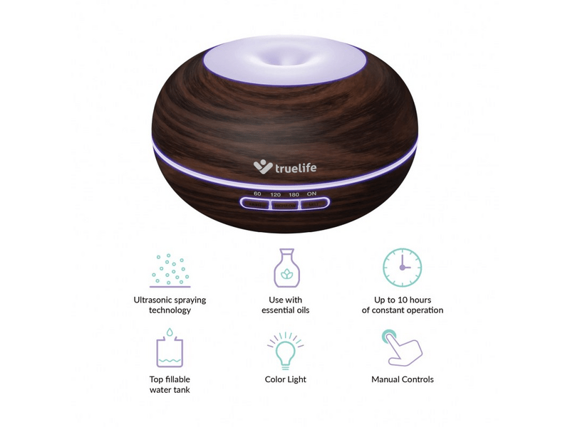 TrueLife AIR Diffuser D5 Dark Illatosító diffúzor és párásító (AIRDD5D)