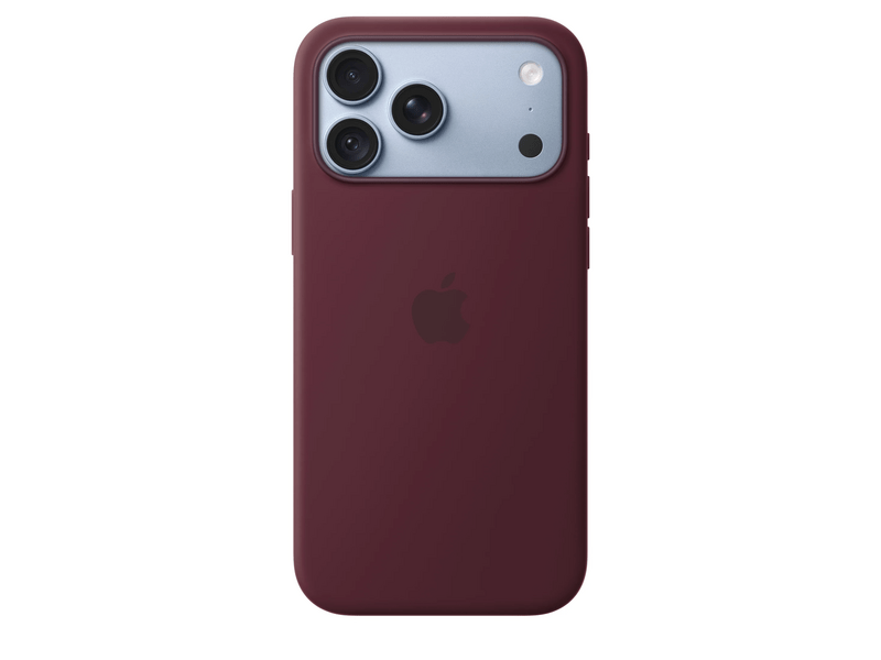Apple iPhone 18 Pro Max szilikon tok, MagSafe-rögzítésű, burgindi (MK914ZM/A)