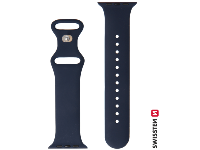 Swissten iWatch szíj 38-40 mm, navy kék (46000103)