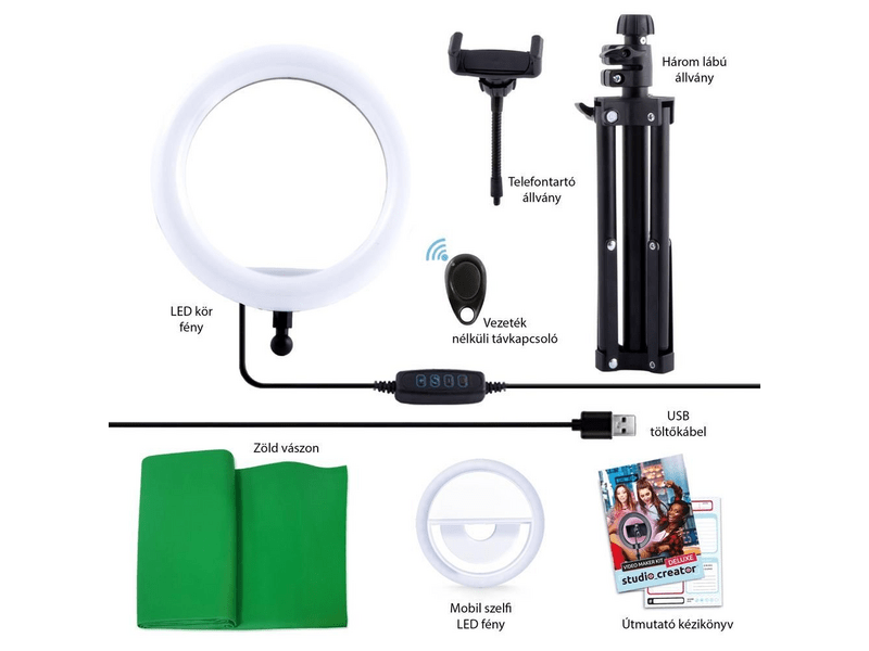 Studio Creator Deluxe videókészítő készlet (INF003H)