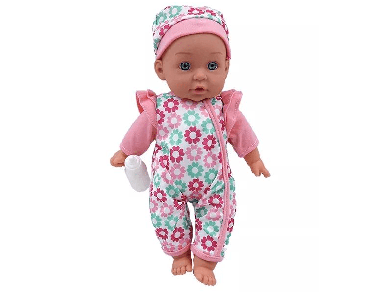 Hangot adó baba pöttyös ruhában (WZB102-9)