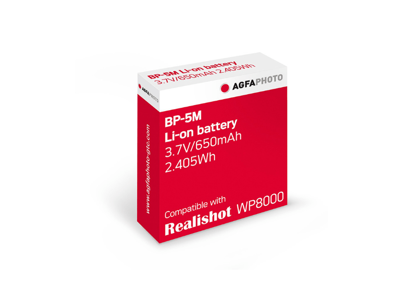 AgfaPhoto ABP5M akkumulátor WP8000 kamerához