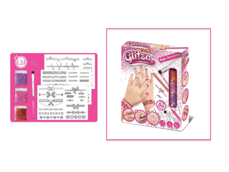 Glitza Fashionista csillámtetkó - Skin Jewellery szett (GLI 07683)