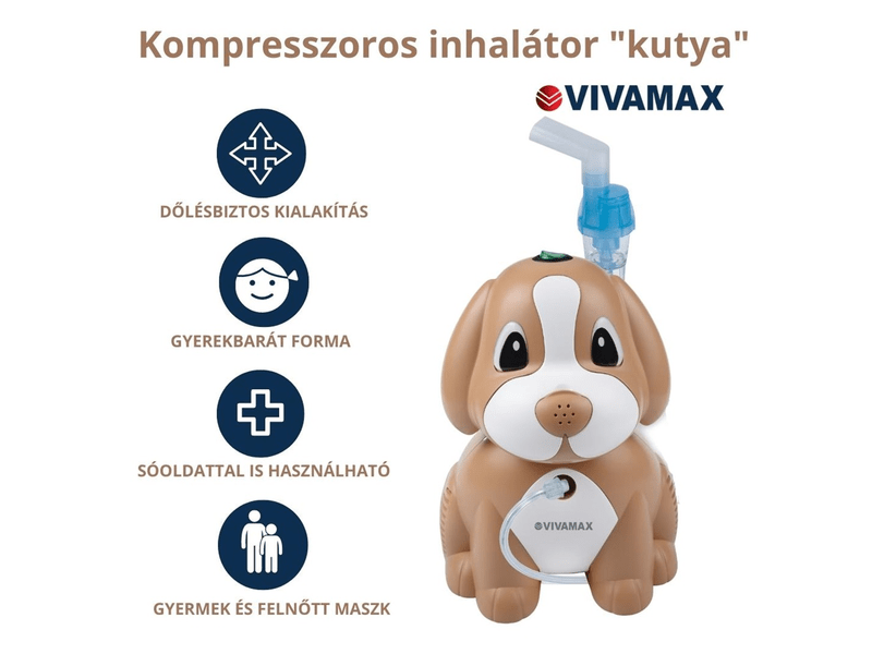 Kompresszoros inhalátor,kutya