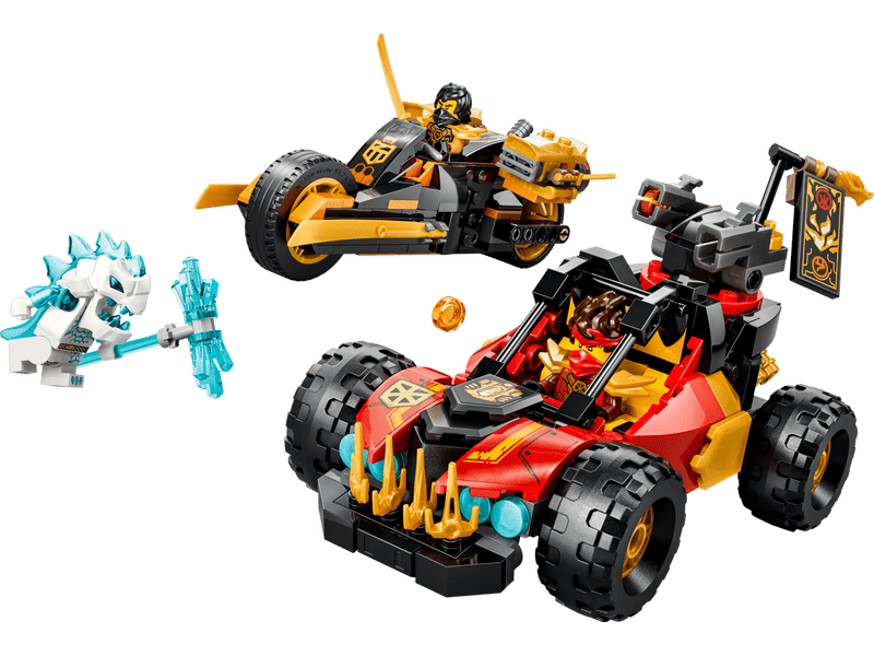 LEGO® Ninjago® Kai és Cole kombinálható járművei (71864)