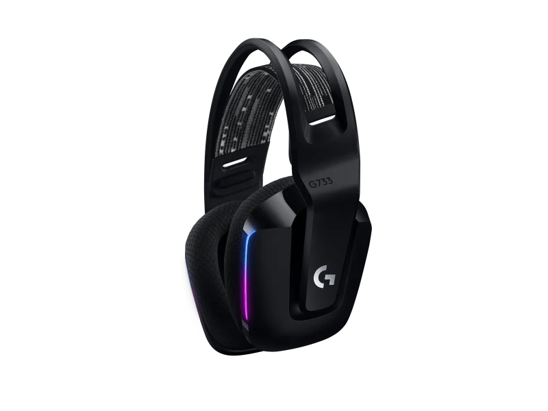 Logitech G733 Lightspeed RGB headset, Fekete