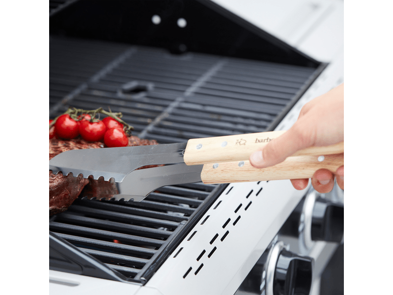 Barbecook luxus rozsdamentes acél fogó