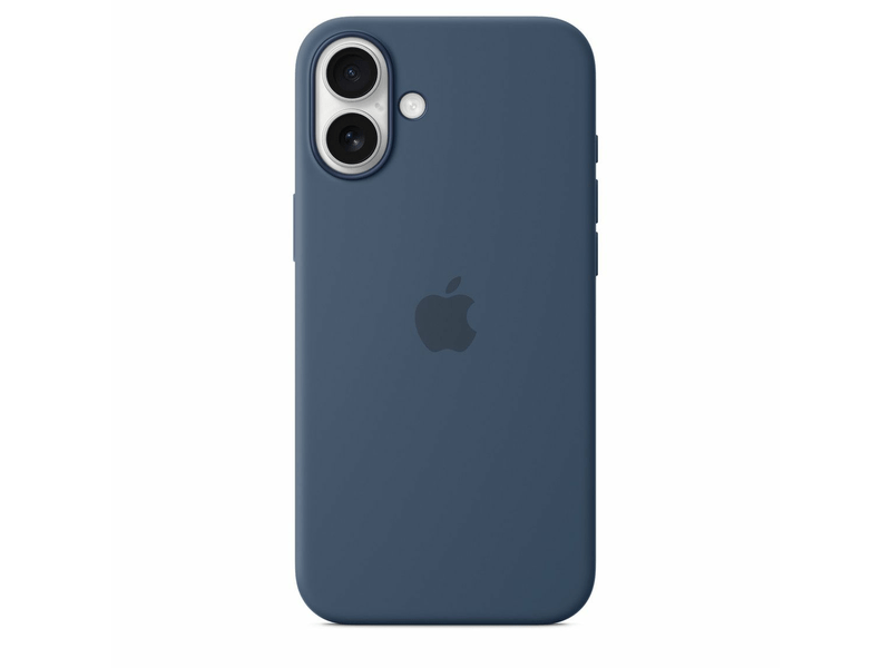 iPhone 16 Plus Silicone Case MagS. Denim