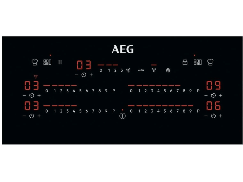 AEG CCE84779CB Indukciós főzőlap beépített páraelszívóval