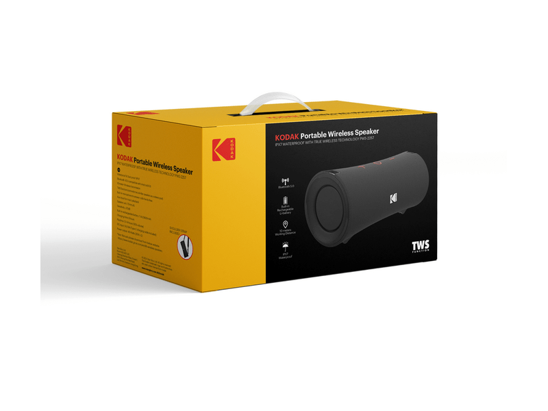 Kodak KO-PWS-2257 hordozható hangszóró, fekete