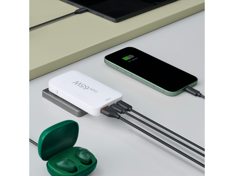 Hama Összehajtható hálózati töltő, 65W (201976)