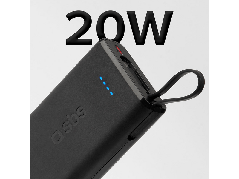 SBS Powerbank, 10000 mAh, 20W (TTBB10000TCPD20K)