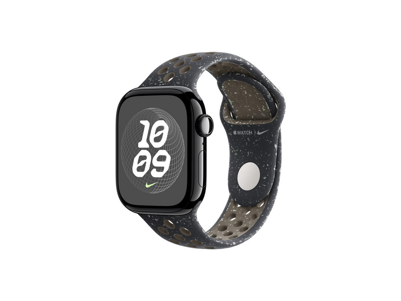 Apple Watch 42 mm-es éjféli égbolt Nike sportszíj, M/L (MYJQ3ZM/A)