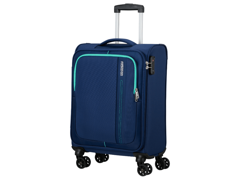American Tourist Sea Seeker 55cm bőrönd, kék (146674-6636)