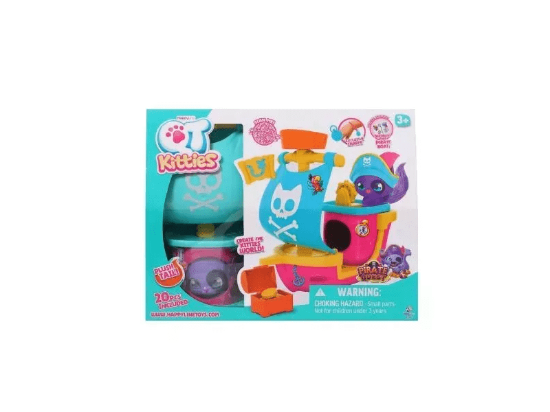 QT Kitties: Cuki cicusok - Kalózhajó készlet (450002)