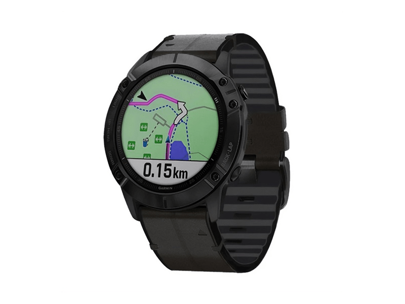Gigapack Garmin Fenix Pótszíj, bőr hatású, fekete (GP-149249)
