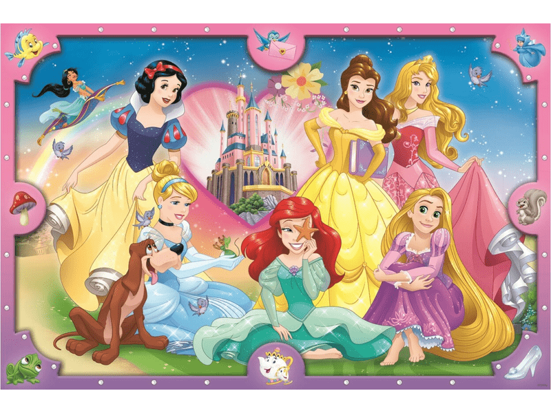 Puzzle 160 db XL - Disney hercegnők