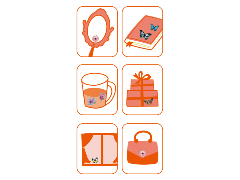 Avenir 3D paket naljepnica, Leptiri (CH232084)