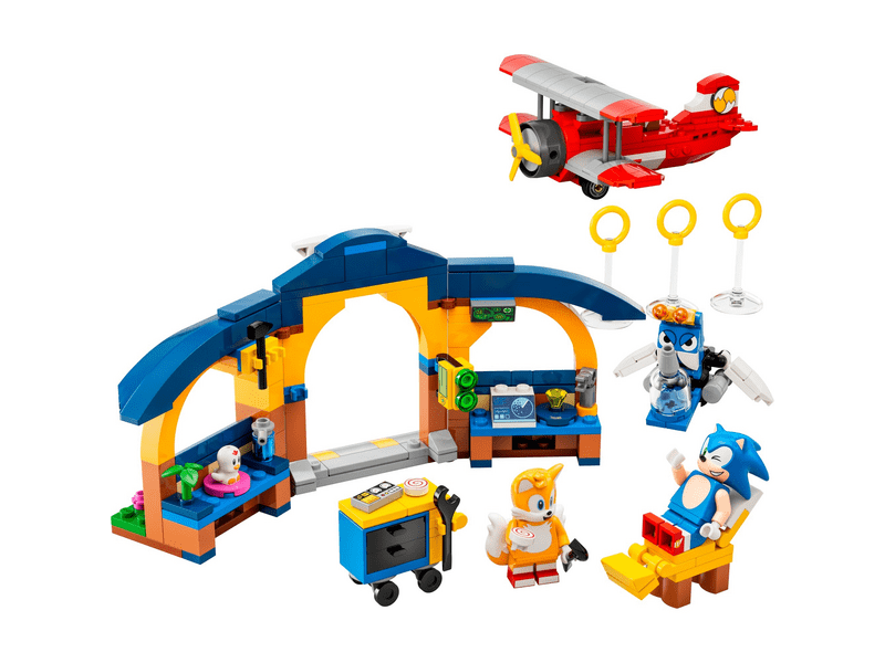 LEGO® Sonic the Hedgehog™ Tails műhelye és Tornado repülőgépe (76991)