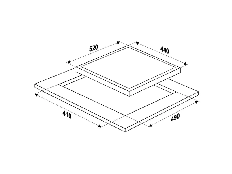 MPM MPM-45-VCB-21 Beépíthető kerámia főzőlap