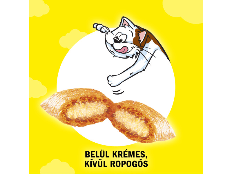 Dreamies jutalomfalatok lazaccal kölyökmacskák számára, 180 g