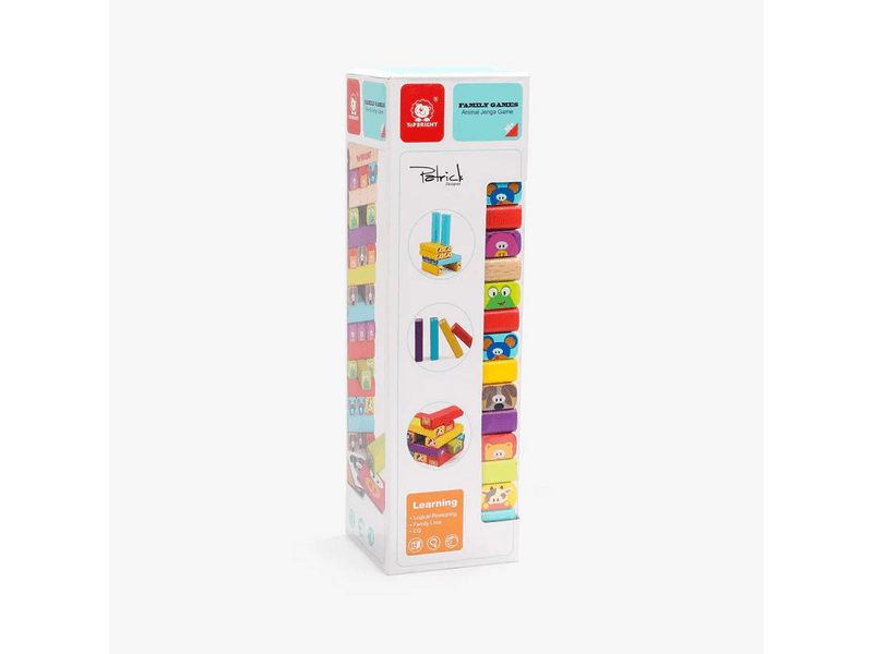 Topbright 120314 Állatos jenga torony