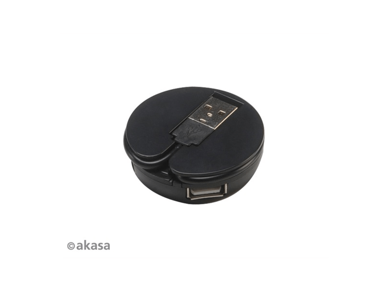 Akasa AK-HB-19BK Connect4C 4in1 4 port USB 2.0