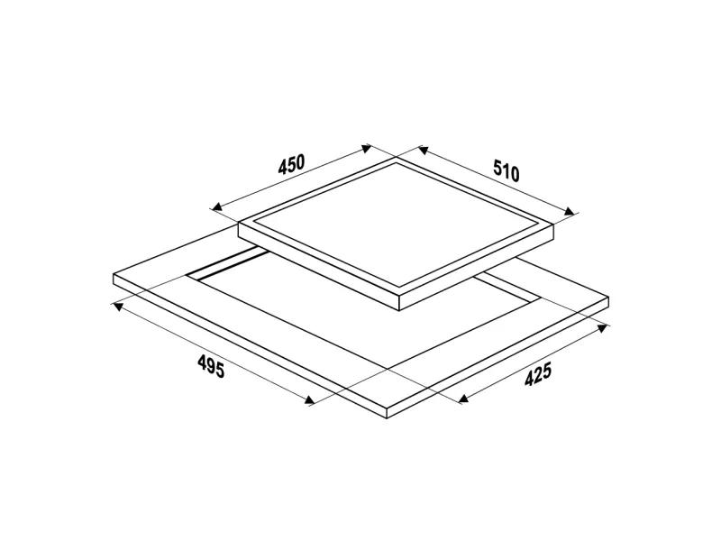 MPM MPM-45-IM-07 Indukciós főzőlap, fekete