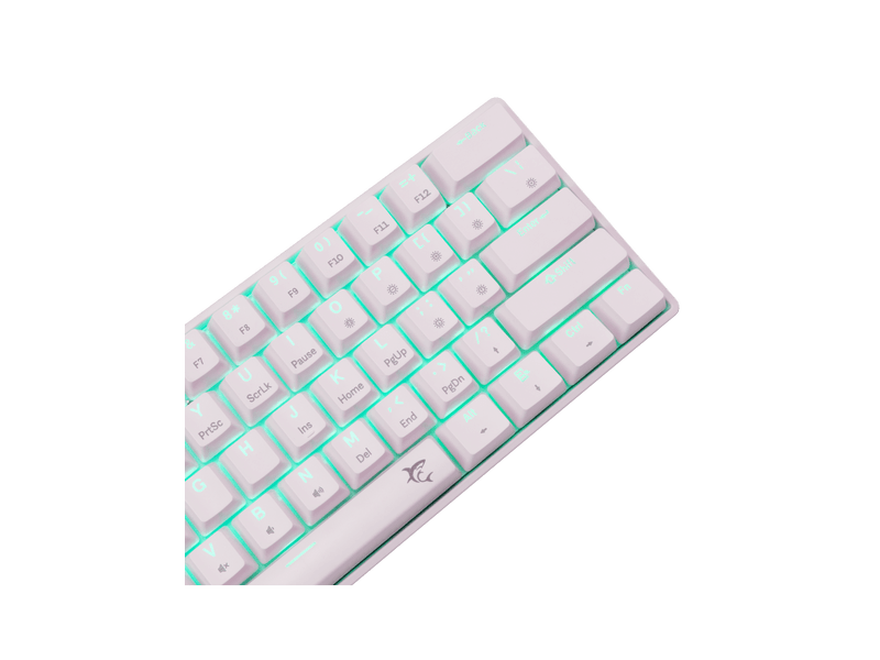 White Shark SHINOBI 2 GK-004213V2-W/R-HU Gamer billentyűzet, fehér