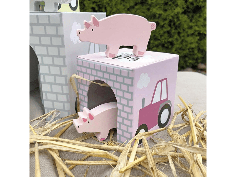 Toronyépítő kocka háziállatokkal (C2504)