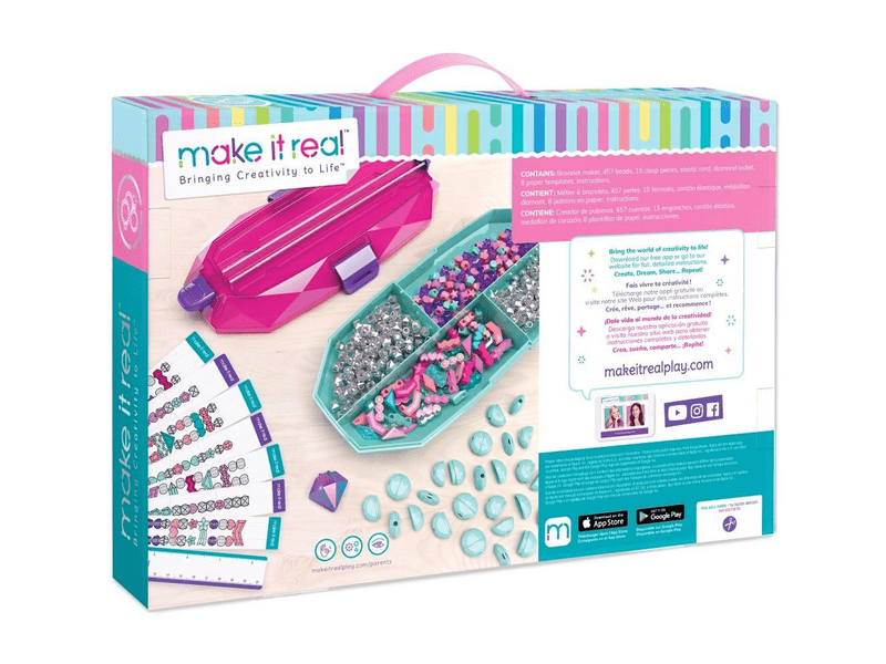 Make It Real Ékszerkészítés, Karkötő készítő gyöngytartóval (MIR1512)