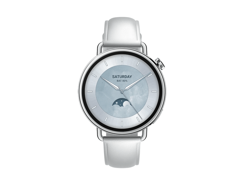 Xiaomi Watch S4 41mm Okosóra, bőrszíj, fehér (BHR07VUGL)