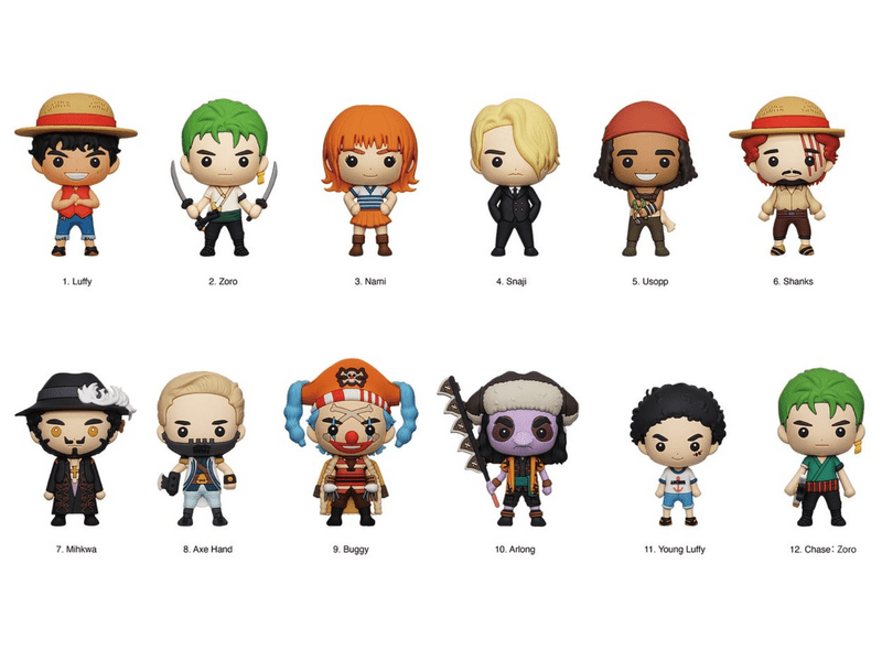 One Piece Bag Clip meglepetésfigura, 6 cm (32530)