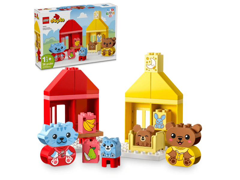 LEGO® DUPLO® Napi rutin: vacsora és alvás (10414)