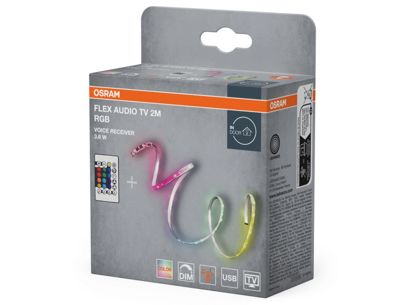 Osram Flex Audio TV Voice Receiver 2M RGB USB-csatlakozású LED szalag